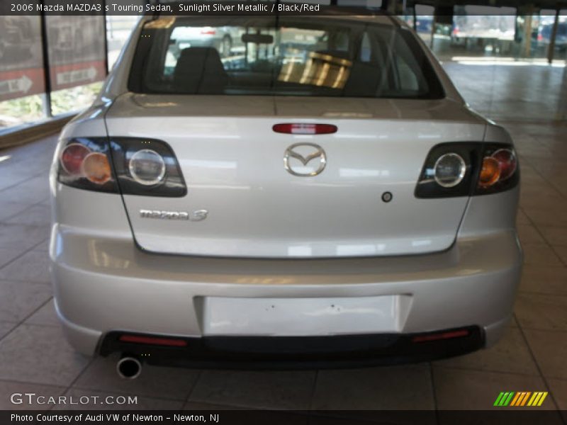 Sunlight Silver Metallic / Black/Red 2006 Mazda MAZDA3 s Touring Sedan
