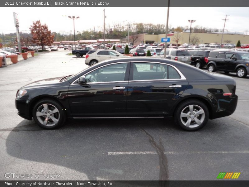 Black Granite Metallic / Ebony 2012 Chevrolet Malibu LT