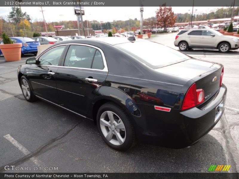 Black Granite Metallic / Ebony 2012 Chevrolet Malibu LT