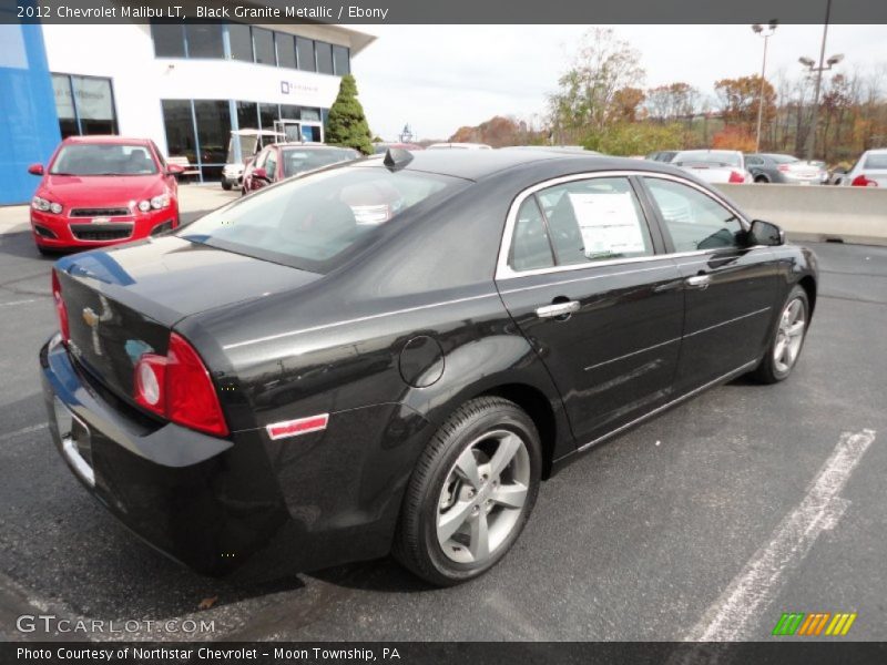 Black Granite Metallic / Ebony 2012 Chevrolet Malibu LT