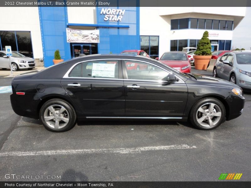 Black Granite Metallic / Ebony 2012 Chevrolet Malibu LT