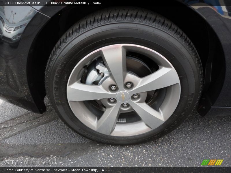 Black Granite Metallic / Ebony 2012 Chevrolet Malibu LT