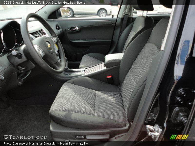 Black Granite Metallic / Ebony 2012 Chevrolet Malibu LT