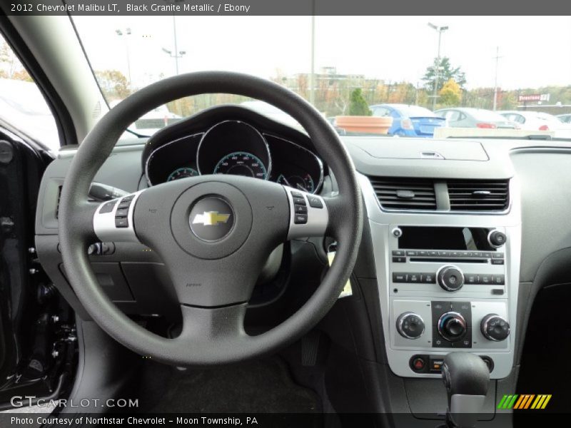 Black Granite Metallic / Ebony 2012 Chevrolet Malibu LT