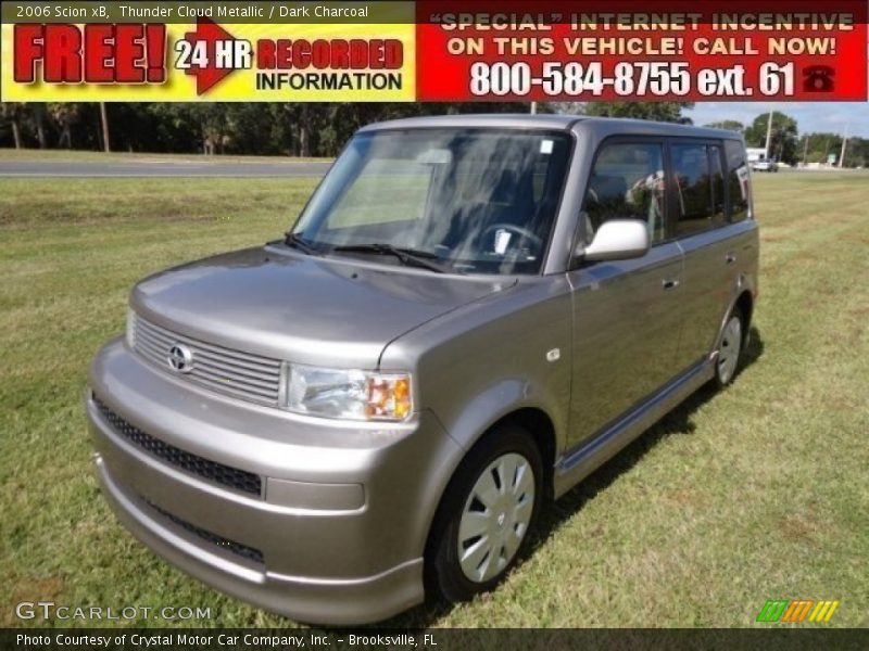 Thunder Cloud Metallic / Dark Charcoal 2006 Scion xB