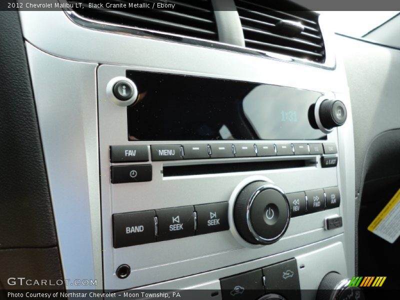 Black Granite Metallic / Ebony 2012 Chevrolet Malibu LT