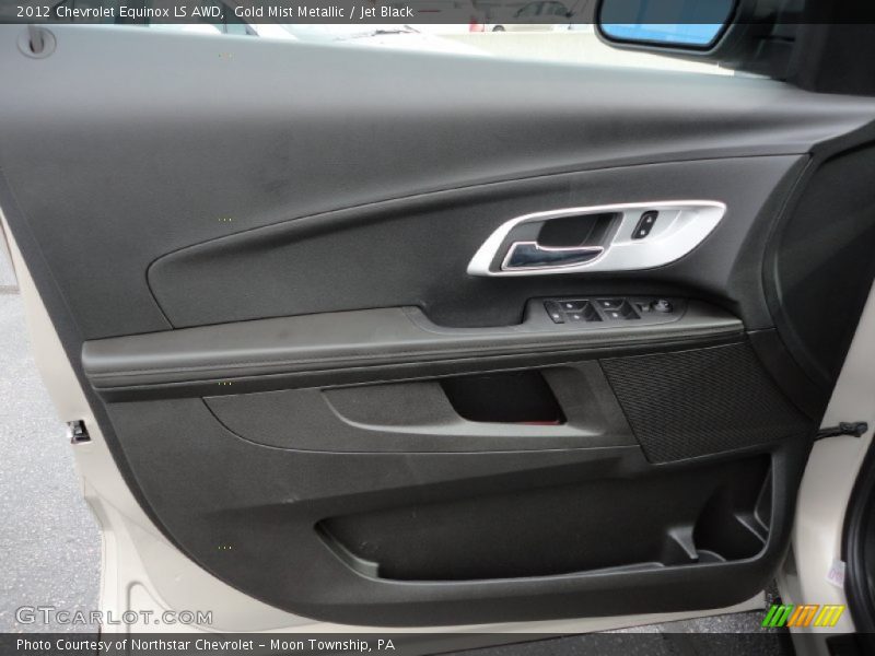 Gold Mist Metallic / Jet Black 2012 Chevrolet Equinox LS AWD