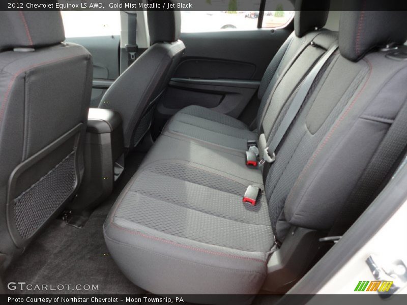 Gold Mist Metallic / Jet Black 2012 Chevrolet Equinox LS AWD