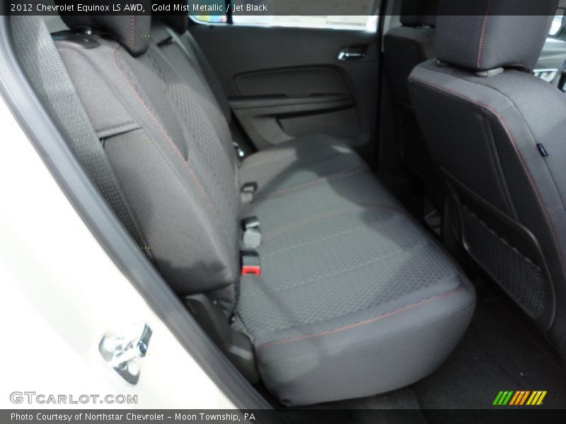 Gold Mist Metallic / Jet Black 2012 Chevrolet Equinox LS AWD
