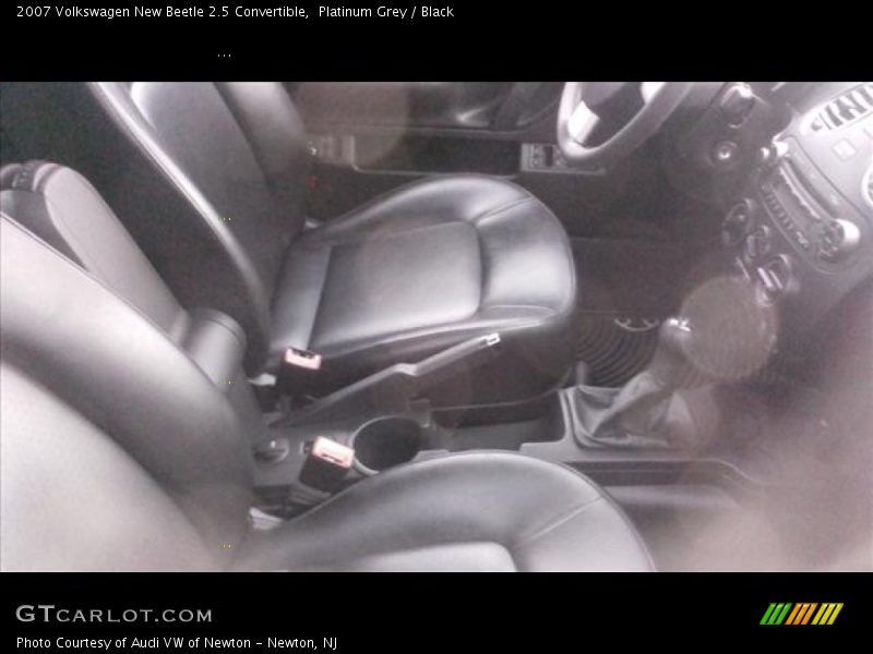Platinum Grey / Black 2007 Volkswagen New Beetle 2.5 Convertible