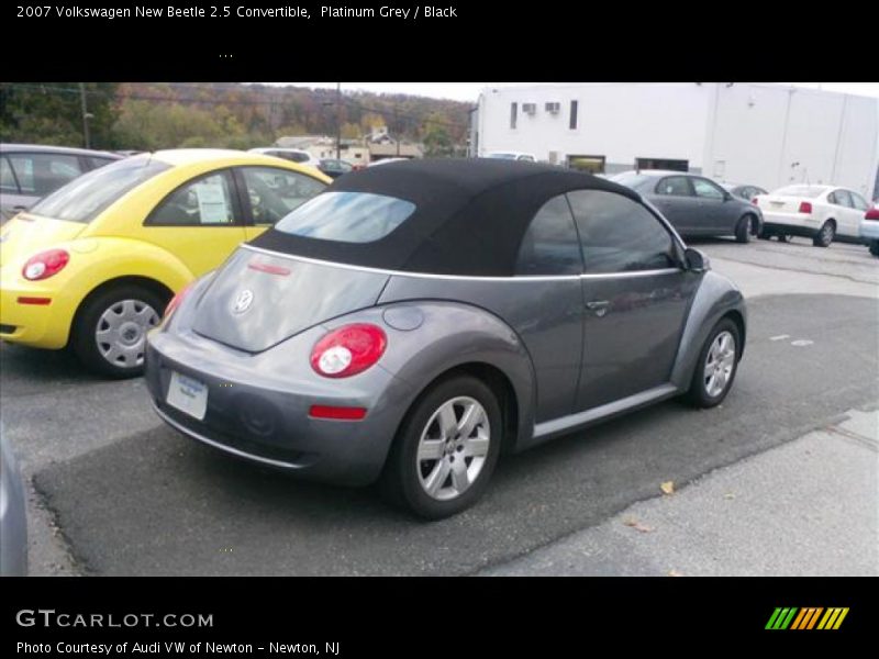 Platinum Grey / Black 2007 Volkswagen New Beetle 2.5 Convertible