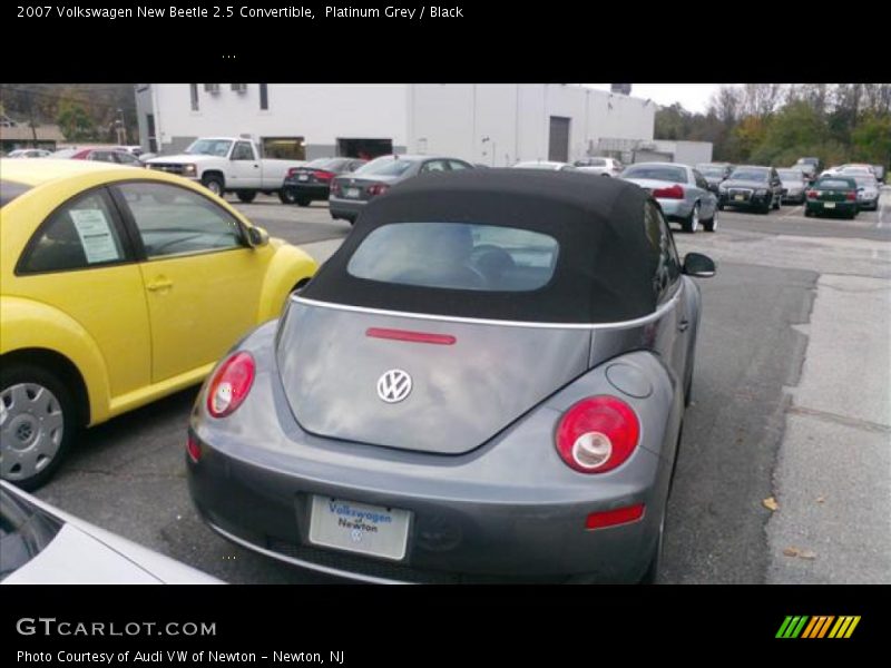 Platinum Grey / Black 2007 Volkswagen New Beetle 2.5 Convertible