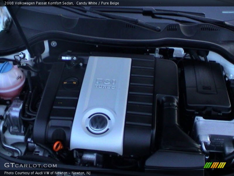 Candy White / Pure Beige 2008 Volkswagen Passat Komfort Sedan