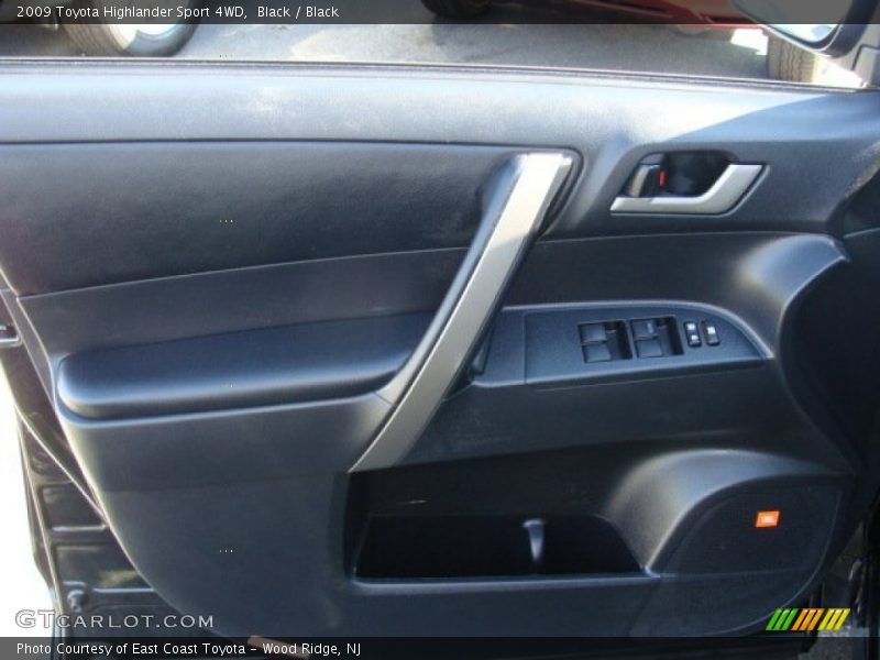 Black / Black 2009 Toyota Highlander Sport 4WD