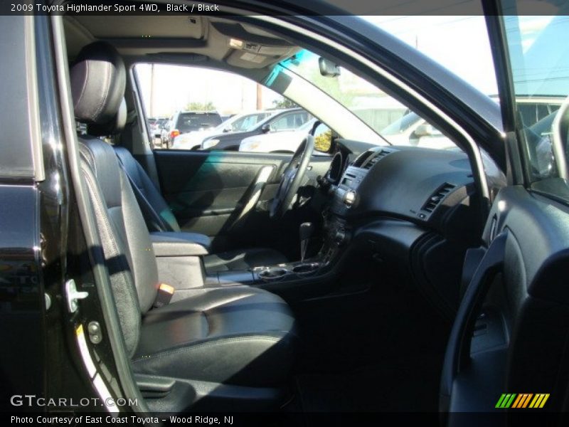 Black / Black 2009 Toyota Highlander Sport 4WD