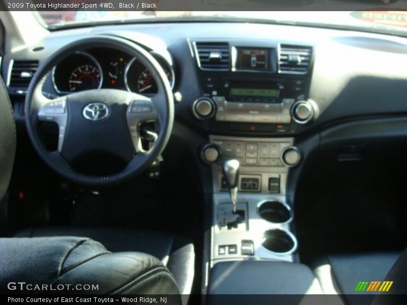 Black / Black 2009 Toyota Highlander Sport 4WD