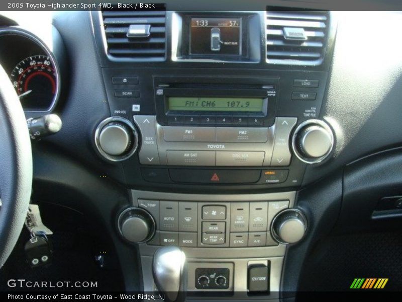 Black / Black 2009 Toyota Highlander Sport 4WD