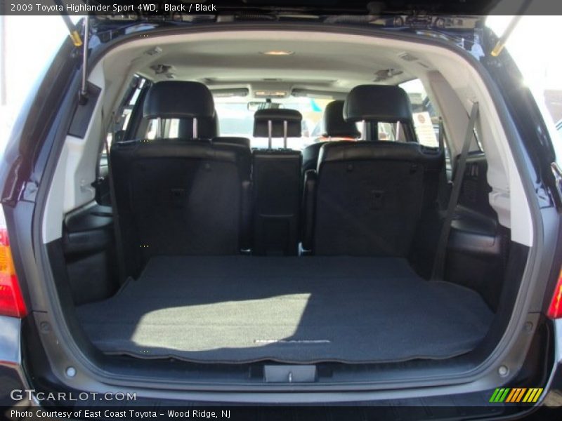 Black / Black 2009 Toyota Highlander Sport 4WD