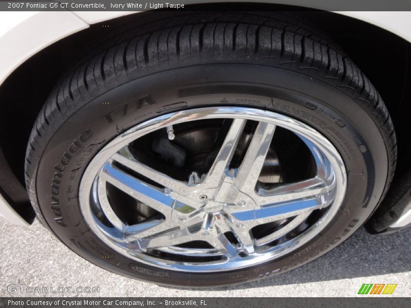Ivory White / Light Taupe 2007 Pontiac G6 GT Convertible