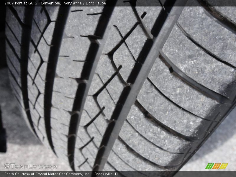 Ivory White / Light Taupe 2007 Pontiac G6 GT Convertible