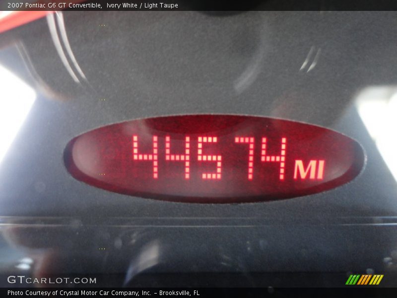 Ivory White / Light Taupe 2007 Pontiac G6 GT Convertible