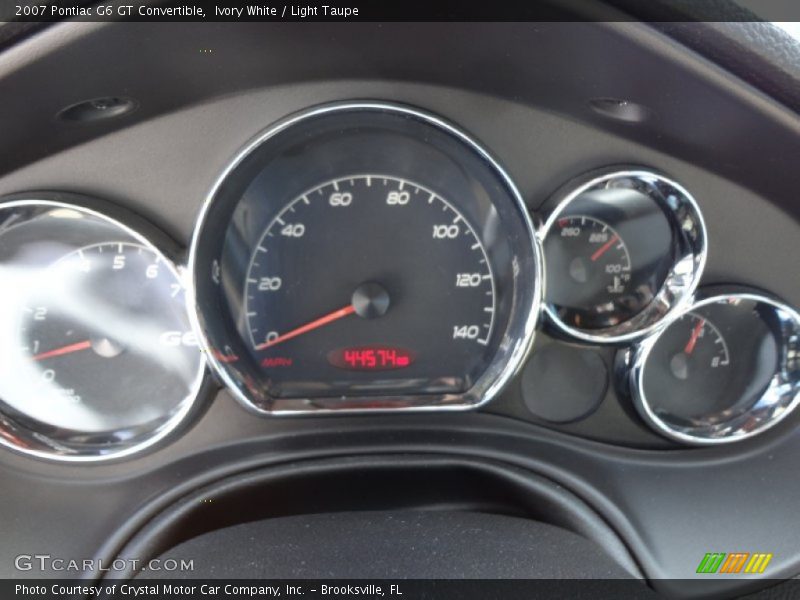 Ivory White / Light Taupe 2007 Pontiac G6 GT Convertible