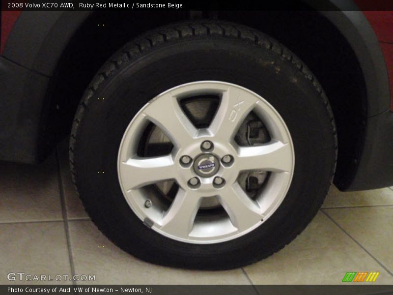 Ruby Red Metallic / Sandstone Beige 2008 Volvo XC70 AWD