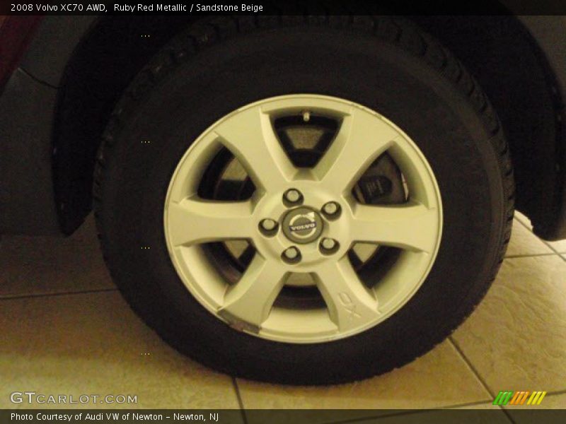 Ruby Red Metallic / Sandstone Beige 2008 Volvo XC70 AWD