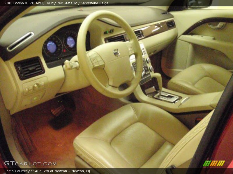 Ruby Red Metallic / Sandstone Beige 2008 Volvo XC70 AWD