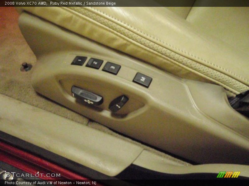 Ruby Red Metallic / Sandstone Beige 2008 Volvo XC70 AWD