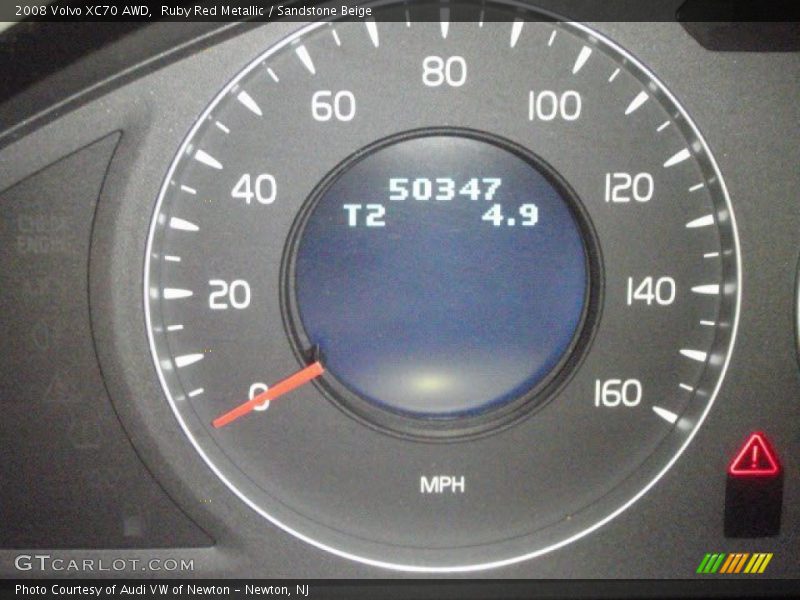 Ruby Red Metallic / Sandstone Beige 2008 Volvo XC70 AWD