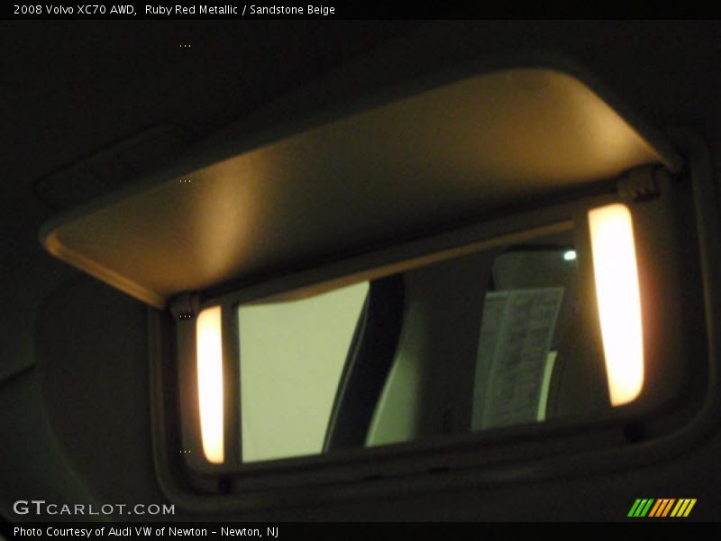 Ruby Red Metallic / Sandstone Beige 2008 Volvo XC70 AWD