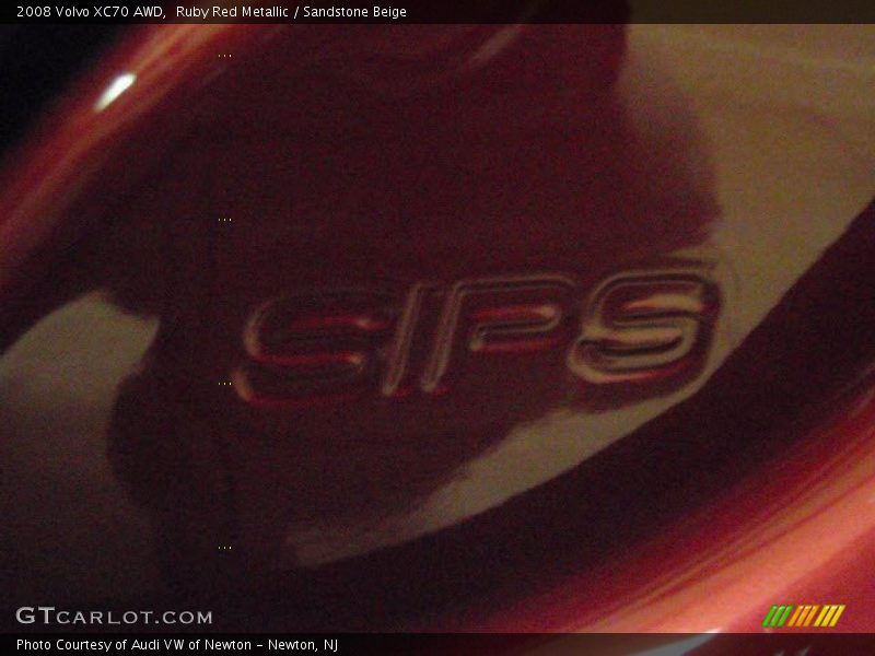 Ruby Red Metallic / Sandstone Beige 2008 Volvo XC70 AWD