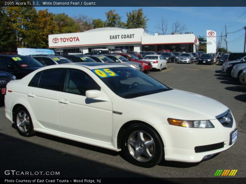 White Diamond Pearl / Quartz 2005 Acura TL 3.2