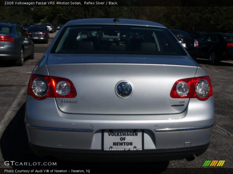 Reflex Silver / Black 2008 Volkswagen Passat VR6 4Motion Sedan