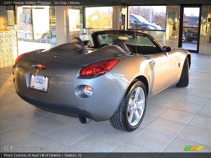 Sly Gray / Ebony 2007 Pontiac Solstice Roadster