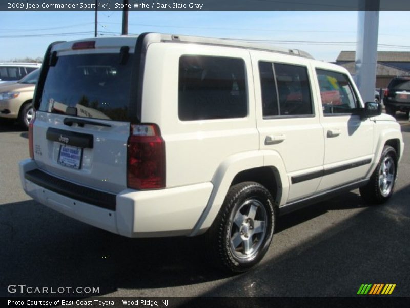 Stone White / Dark Slate Gray 2009 Jeep Commander Sport 4x4