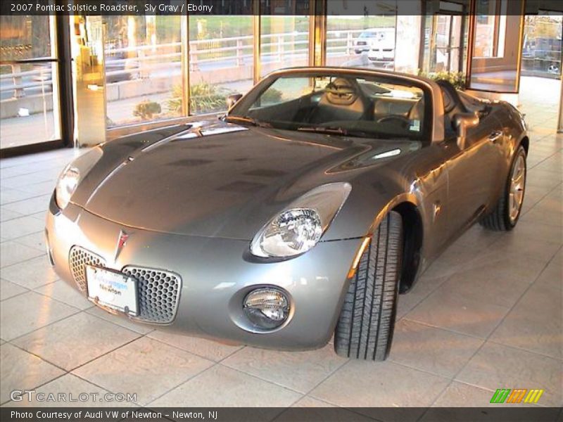 Sly Gray / Ebony 2007 Pontiac Solstice Roadster