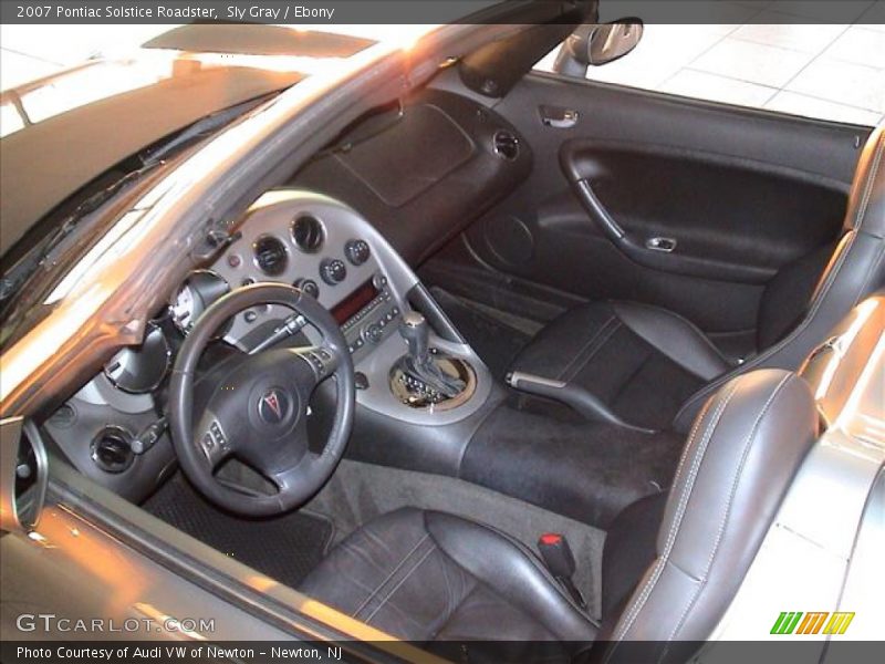  2007 Solstice Roadster Ebony Interior