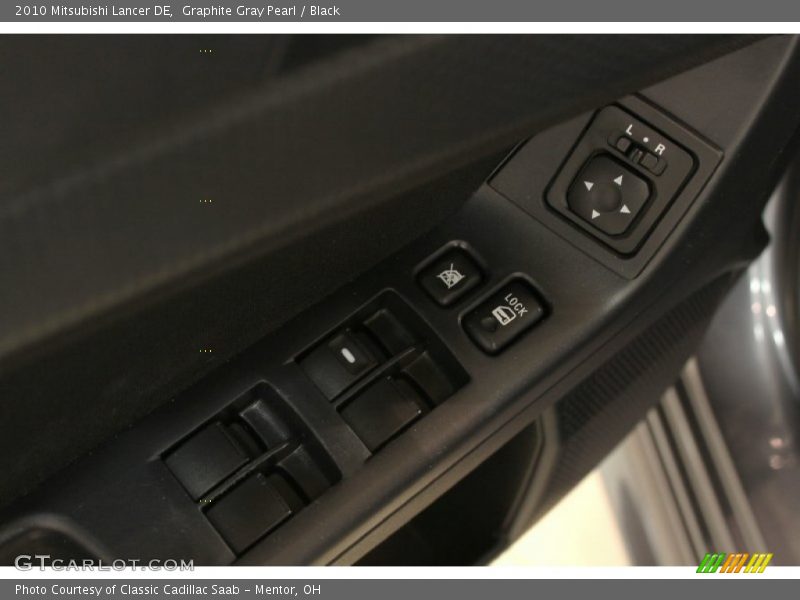 Graphite Gray Pearl / Black 2010 Mitsubishi Lancer DE