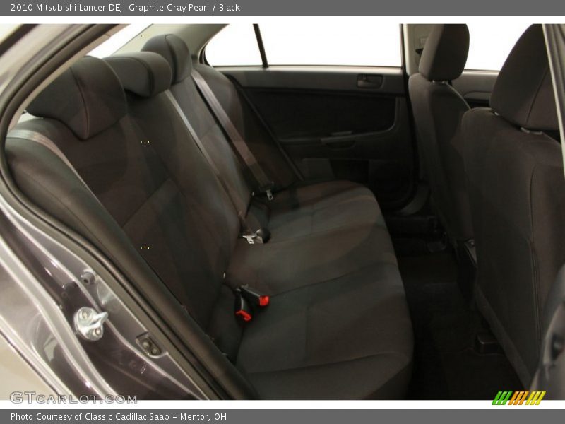Graphite Gray Pearl / Black 2010 Mitsubishi Lancer DE
