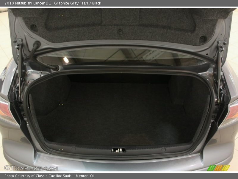 Graphite Gray Pearl / Black 2010 Mitsubishi Lancer DE