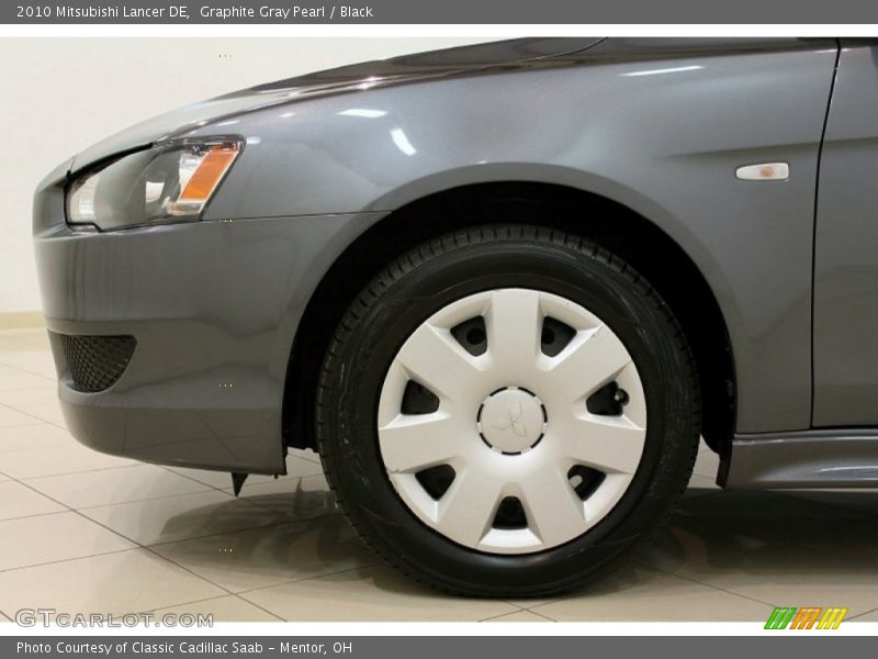 Graphite Gray Pearl / Black 2010 Mitsubishi Lancer DE