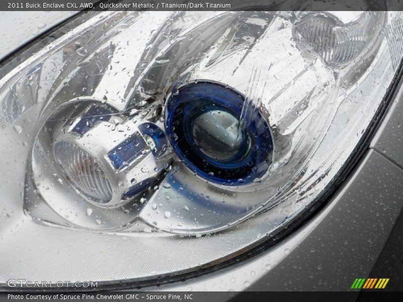 Quicksilver Metallic / Titanium/Dark Titanium 2011 Buick Enclave CXL AWD