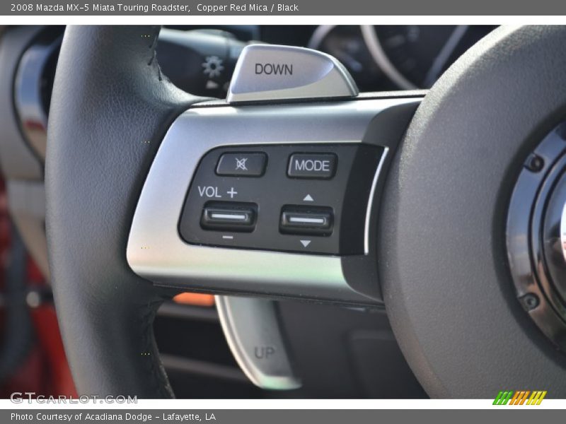 Copper Red Mica / Black 2008 Mazda MX-5 Miata Touring Roadster
