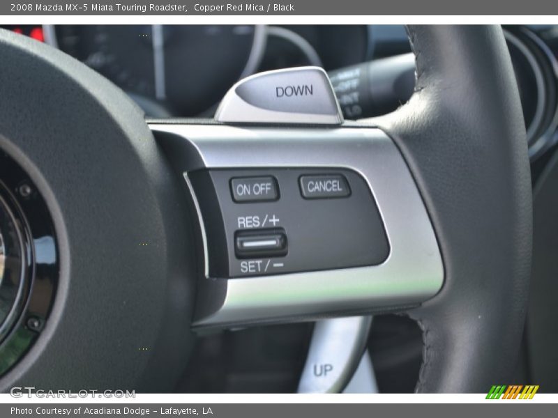 Copper Red Mica / Black 2008 Mazda MX-5 Miata Touring Roadster