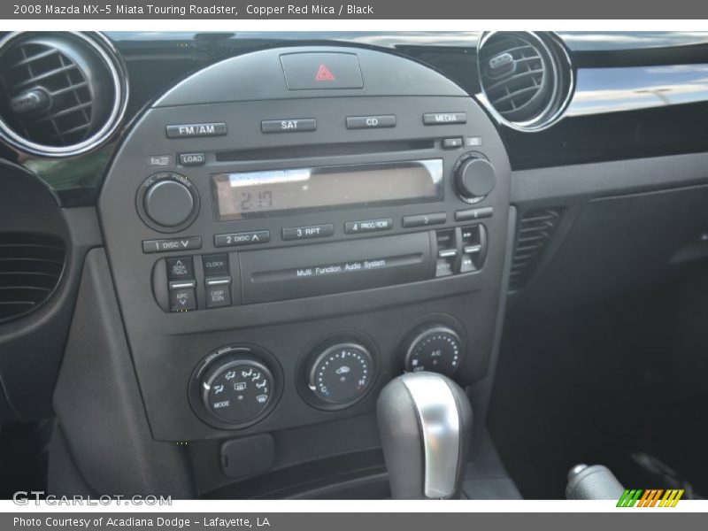 Copper Red Mica / Black 2008 Mazda MX-5 Miata Touring Roadster