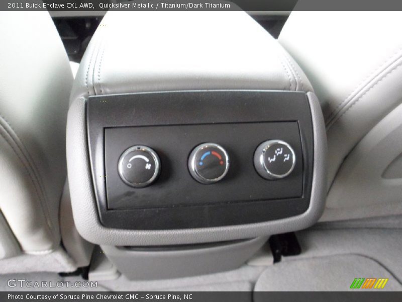 Quicksilver Metallic / Titanium/Dark Titanium 2011 Buick Enclave CXL AWD