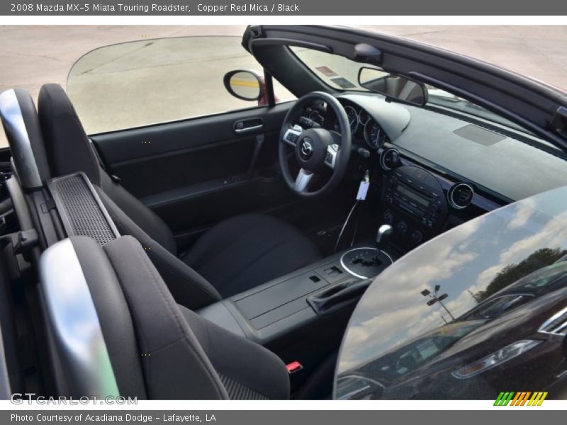 Copper Red Mica / Black 2008 Mazda MX-5 Miata Touring Roadster