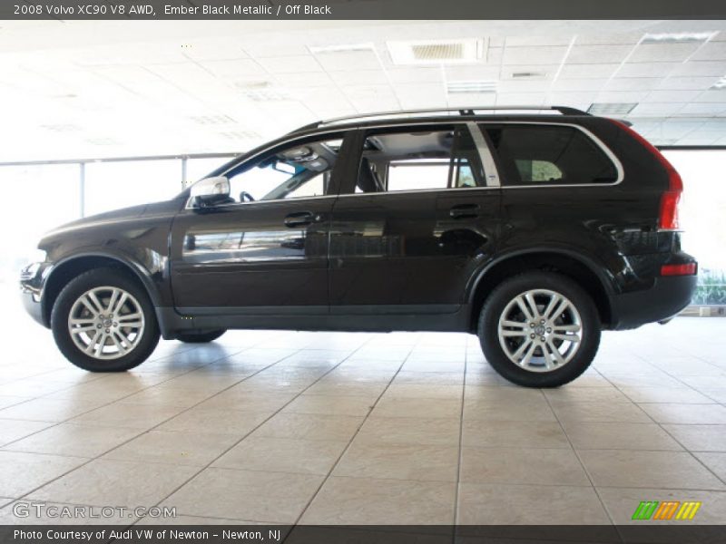 Ember Black Metallic / Off Black 2008 Volvo XC90 V8 AWD